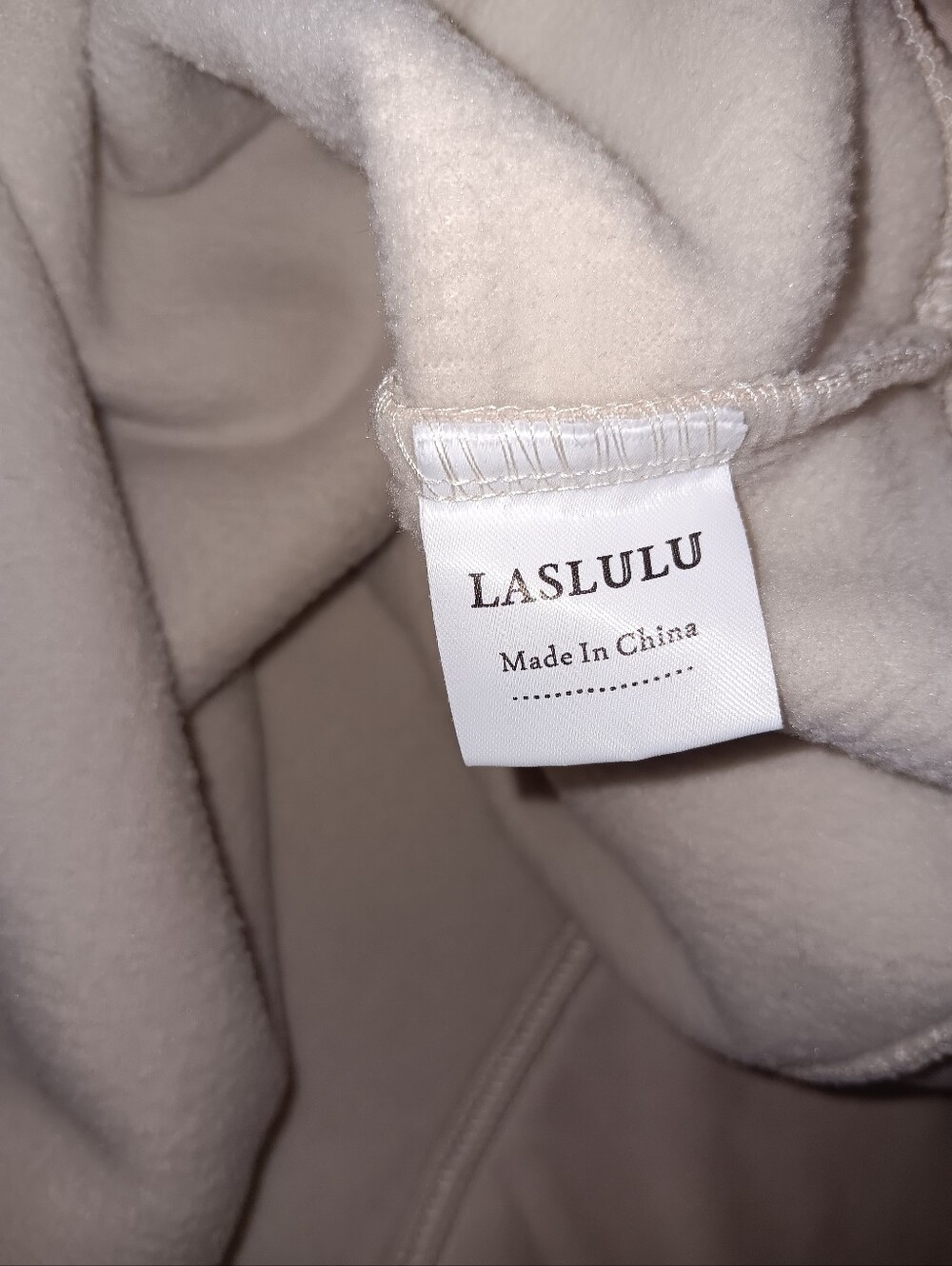 LASLULU QUARTER- ZIP FLEECE INTERIOR THUMB- HOLE HOODED SWEATSHIRT - Picture 2 of 10